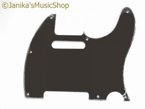 SOLID BLACK TELECASTER PICKGUARD SCRATCHPLATE B